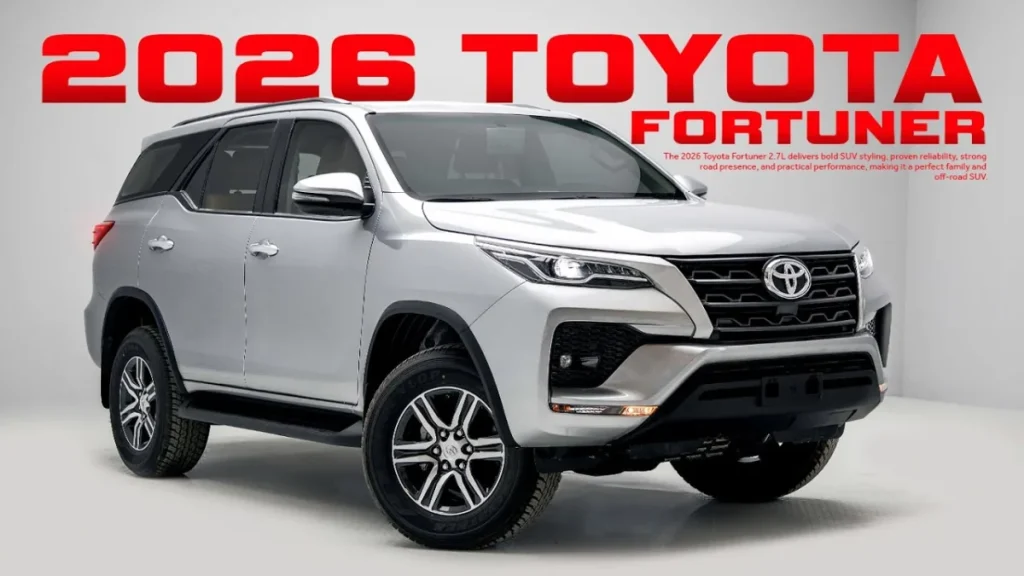 Toyota Fortuner 2 7L 2026